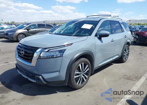 2023 Nissan Pathfinder Platinum Fwd из США, поврежденный, VIN 5N1DR3DH9PC248888